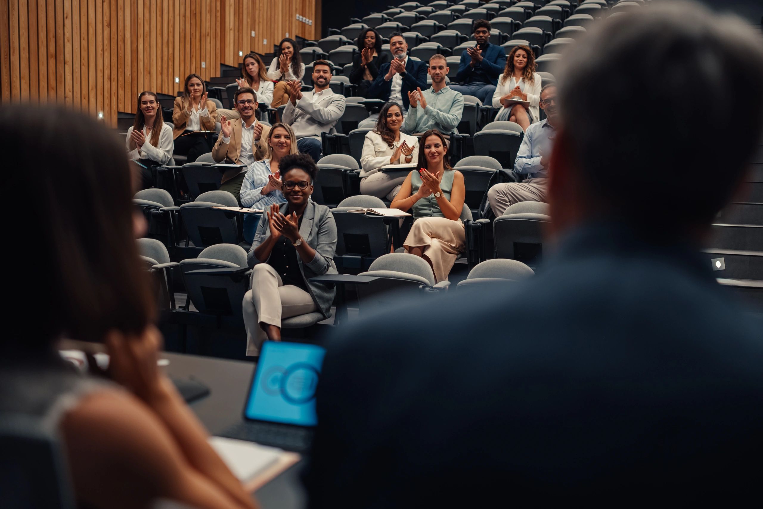 Diverse group of accomplished professionals